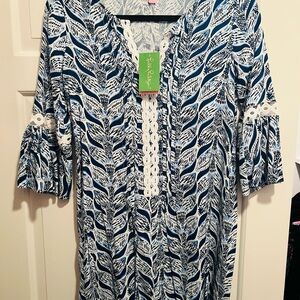 Lilly Pulitzer Hollie Tunic Dress | Resort White | A Mermaids Tail Size XS NWT